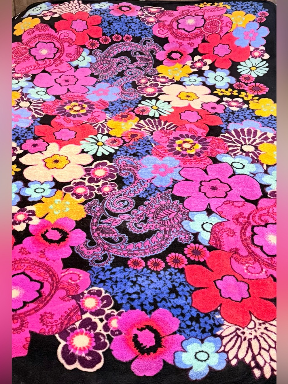 Vera Bradley Floral Fiesta Throw Blanket